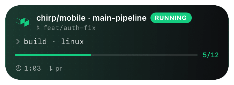 buildkite (pr-trigger) Live Activity preview