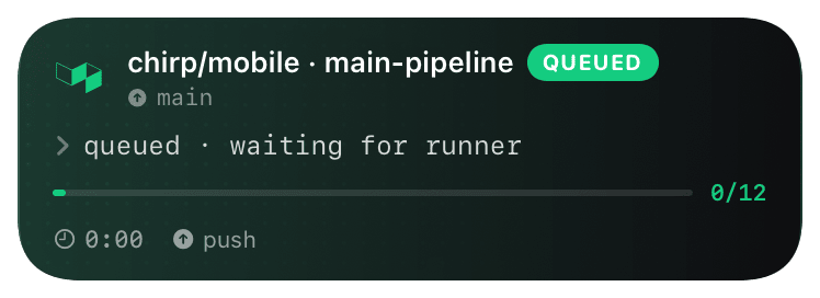 buildkite (primary) Live Activity preview