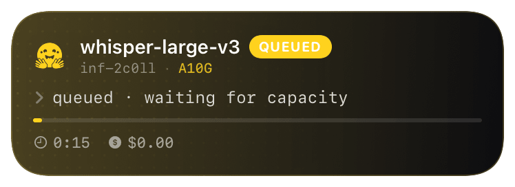 hf-inference (queued) Live Activity preview