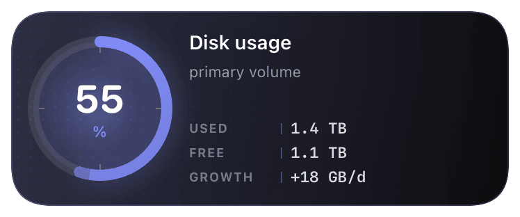 radial (primary) Live Activity preview