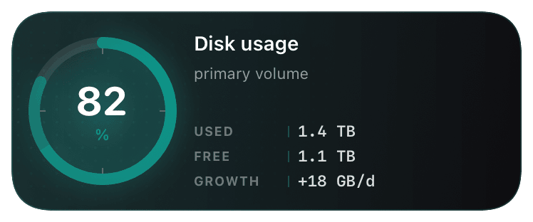 radial (teal) Live Activity preview