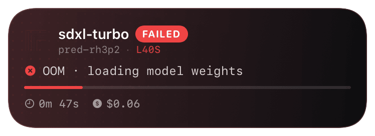 replicate (failed) Live Activity preview