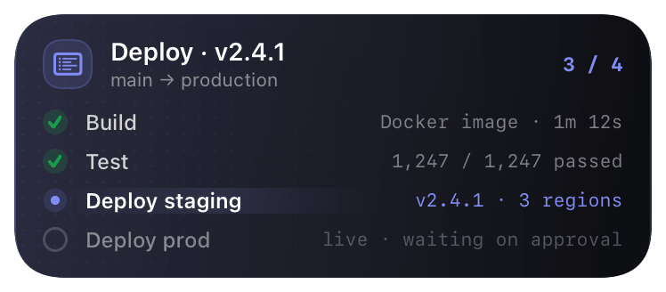 stack (primary) Live Activity preview