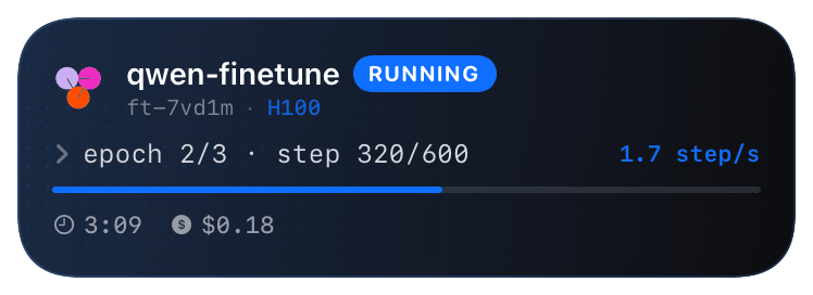 together (running) Live Activity preview