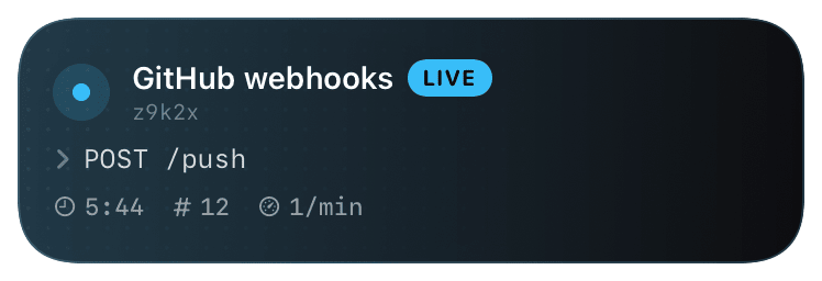 webhook-inspector (live-raw-inspector) Live Activity preview