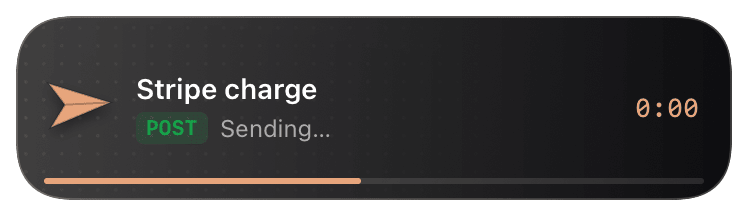 webhook (sending) Live Activity preview