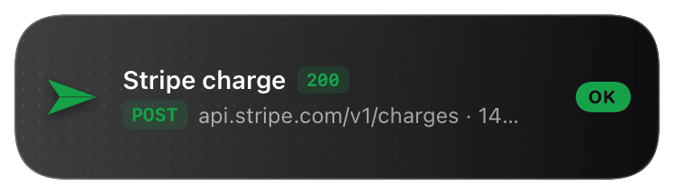 webhook (success-200) Live Activity preview